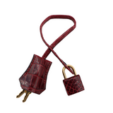 Hermès 30cm Birkin Bordeaux Shiny Niloticus Crocodile Gold Hardware