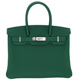 Hermès 30cm Birkin Vert Moyen Togo Leather Palladium Hardware