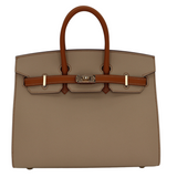 Hermès 25cm Birkin Sellier HSS Trench/Gold Epsom Leather Permabrass Hardware