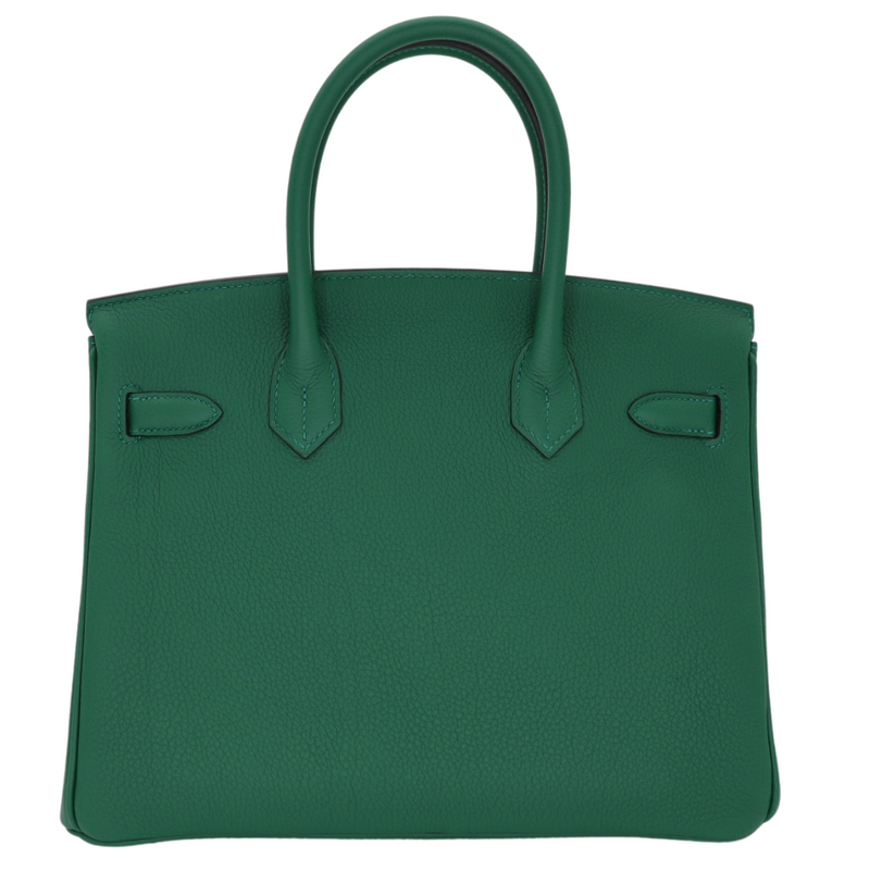 Hermès 30cm Birkin Vert Moyen Togo Leather Palladium Hardware