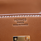 Hermès 25cm Birkin Fauve Barenia Leather Gold Hardware