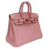 Hermès 25cm Birkin HSS Rose Sakura Swift Leather Rose Gold Hardware