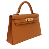 Hermès Kelly II Sellier Mini HSS Gold/Black Epsom Leather Gold Hardware