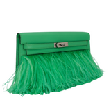 Hermes Kelly Elan Foile Vert Comics Palladium Hardware