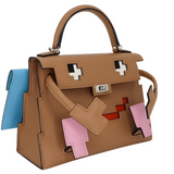 Hermès Kelly Doll Picto Chai Epsom Leather Palladium Hardware