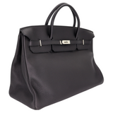 Hermès 45cm Birkin Black Togo Leather Palladium Hardware