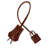 Hermès 30cm Birkin Touch Cognac/Etrusque Ostrich/ Shiny Alligator Palladium Hardware