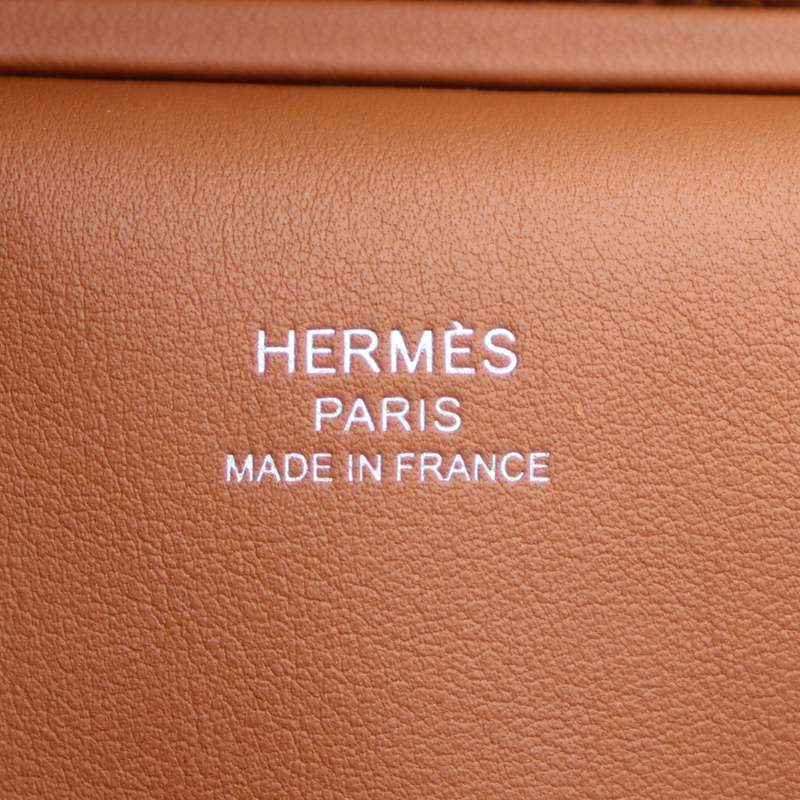 Hermès 25cm Birkin Cargo Gold Toile/Swift Leather Palladium Hardware