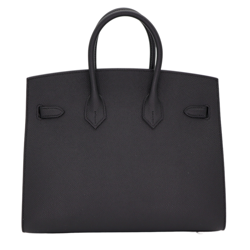 Hermès 25cm Birkin Sellier Black Epsom Leather Palladium Hardware