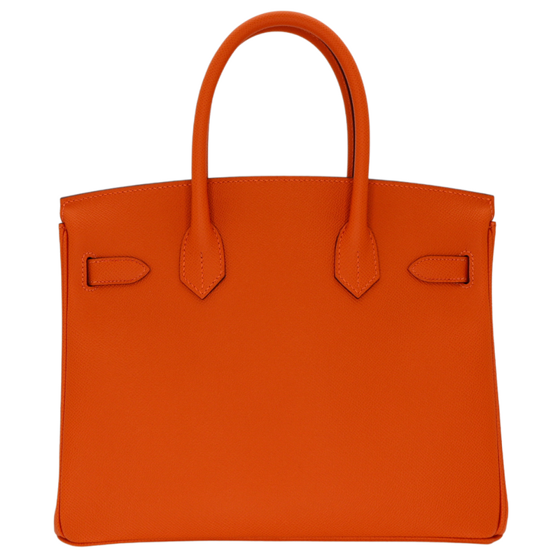 Hermès 30cm Birkin Orange Epsom Leather Gold Hardware