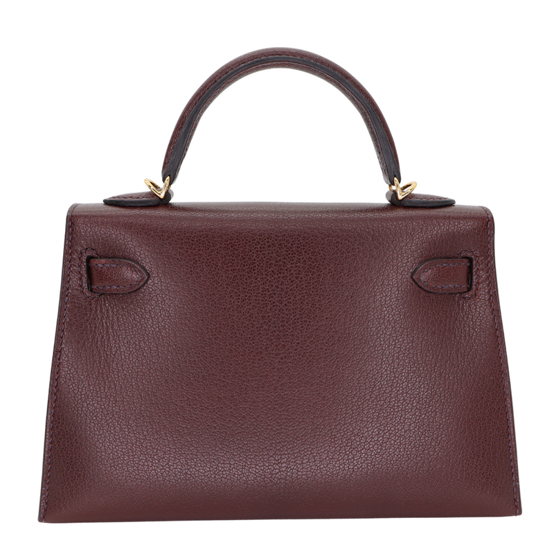 Hermès Kelly II Sellier Mini Rouge Sellier Chèvre Leather Gold Hardware