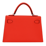 Hermès Kelly II Sellier Mini Go Orange Field Epsom Leather Palladium Hardware