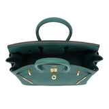 Hermès 25cm Birkin Malachite Togo Leather Gold Hardware