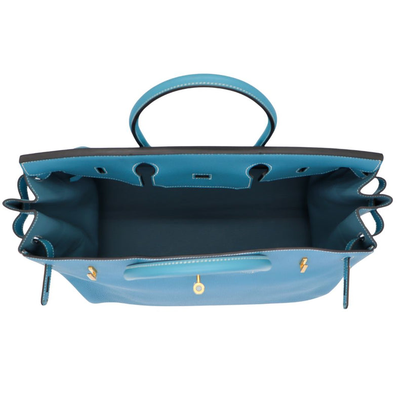 Hermès 40cm Birkin Bleu Jean Togo Leather Gold Hardware