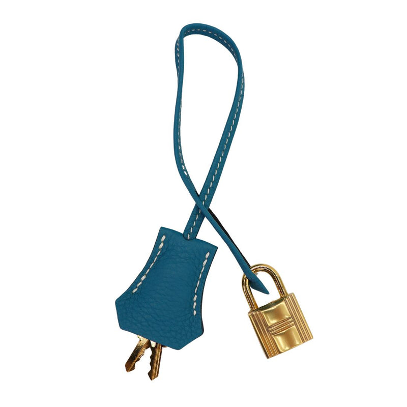 Hermès 40cm Birkin Bleu Jean Togo Leather Gold Hardware