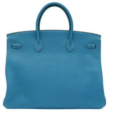 Hermès 40cm Birkin Bleu Jean Togo Leather Gold Hardware