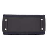 Hermès 29cm Birkin Shoulder Denim/Black Swift Leather Palladium Hardware