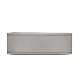 Hermès Kelly Pochette Silver Metallic Swift Leather Palladium Hardware