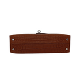 Hermès Kelly II Sellier Mini Gold Matte Alligator Palladium Hardware