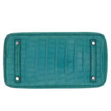 Hermès 30cm Birkin Bleu Saint Cyr Matte Alligator Palladium Hardware