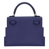 Hermès Kelly Doll Picto Bleu Saphir Epsom Leather Palladium Hardware