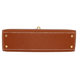 Hermès Kelly II Sellier Mini Fauve Barenia Leather Gold Hardware