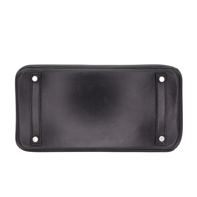 Hermès 30cm Birkin Black Zebra/Box Calf Leather Palladium Hardware