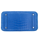 Hermès 30cm Birkin Bleu Zellige Matte Alligator Palladium Hardware
