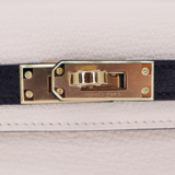 Hermès Kelly II Sellier Mini Nata/Black Chèvre Leather Permabrass Hardware