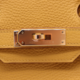 Hermès 30cm Birkin Ambre Togo Leather Gold Hardware
