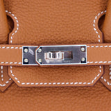 Hermès 25cm Birkin Gold Togo Leather Palladium Hardware