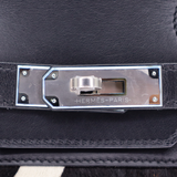 Hermès 30cm Birkin Black Zebra/Box Calf Leather Palladium Hardware