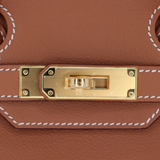 Hermès 29cm Birkin Shoulder Light Gold Evercolor Leather Gold Hardware