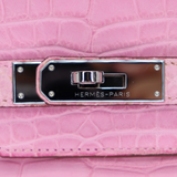 Hermès 35cm Birkin Bubblegum Matte Alligator Palladium Hardware