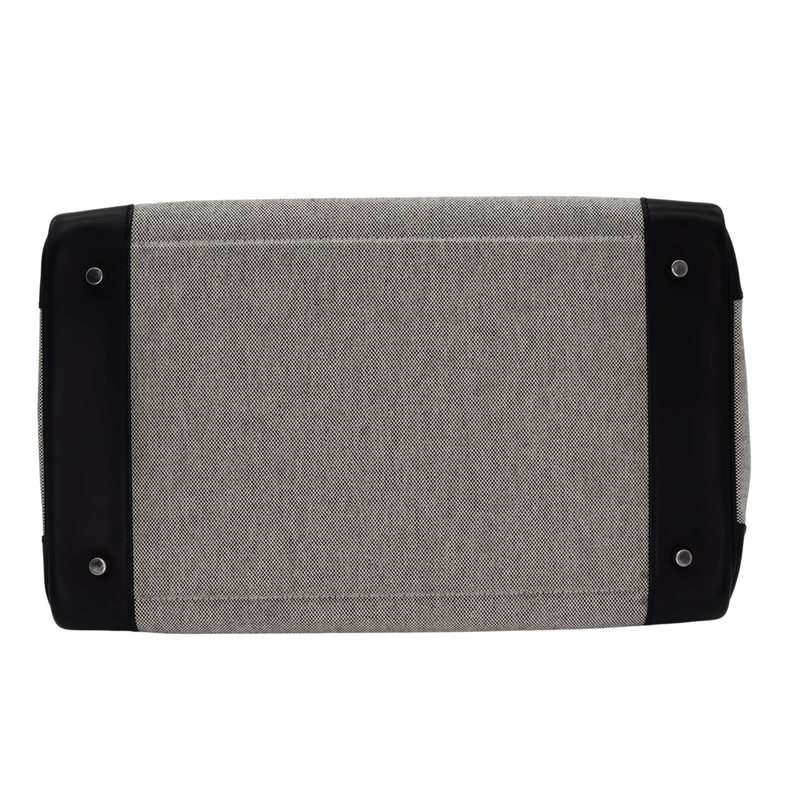 Hermès 40cm HAC Cargo Black (Noir) Toile/Evercalf Leather Palladium Hardware