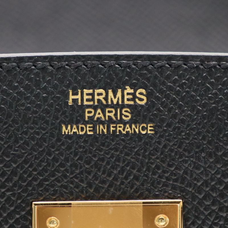 Hermès 30cm Birkin Black Epsom Leather Gold Hardware