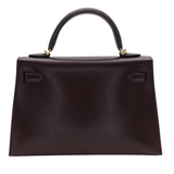 Hermès Kelly II Sellier Mini Rouge Sellier Chevre Leather Gold Hardware