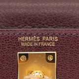 Hermès Kelly II Sellier Mini Rouge Sellier Chèvre Leather Gold Hardware