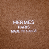 Hermès 35cm Kelly Teddy Shearling Chamois/Ecru/Alezan Suede Leather Palladium Hardware