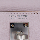Hermès Kelly II Sellier Mini Mauve Pale Chèvre Leather Palladium Hardware