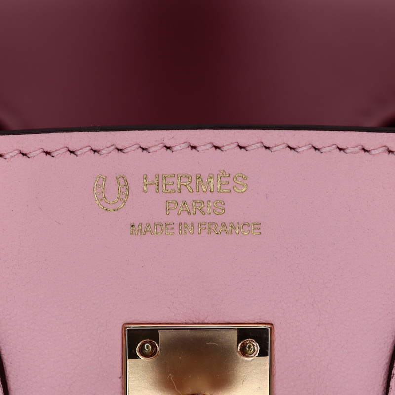 Hermès 25cm Birkin HSS Rose Sakura Swift Leather Rose Gold Hardware