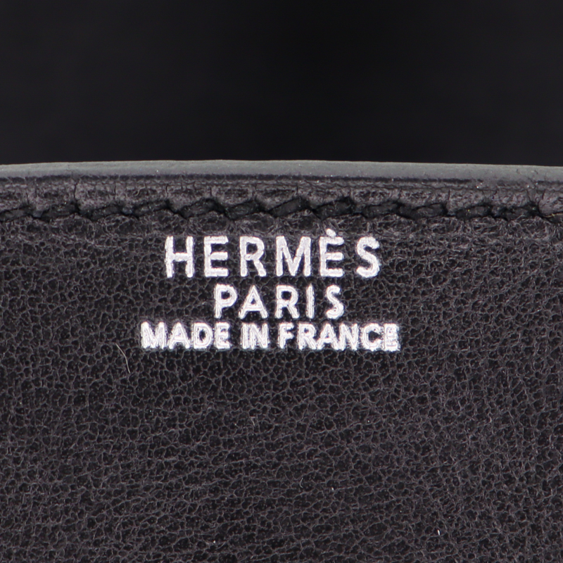 Hermès 30cm Birkin Black Zebra/Box Calf Leather Palladium Hardware