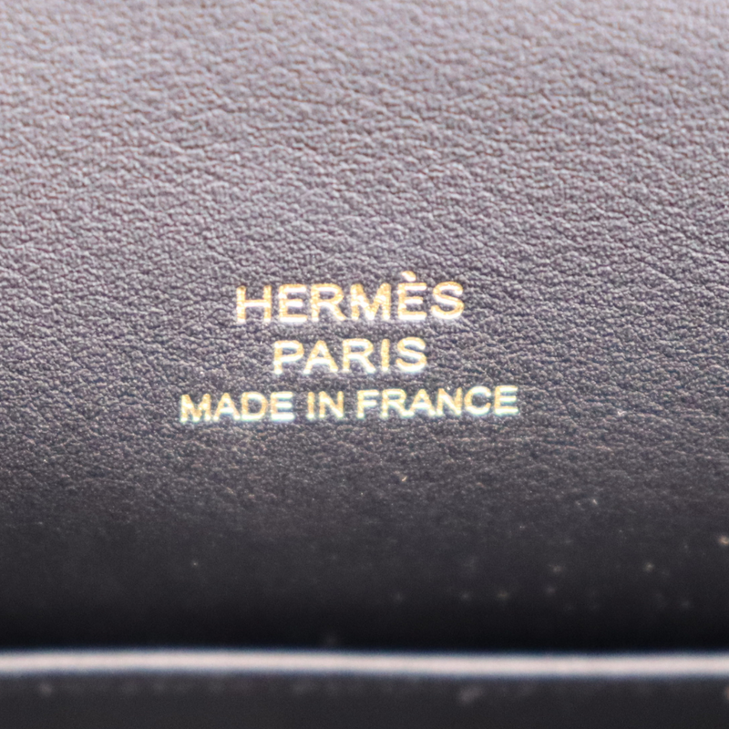 Hermès Kelly Pochette Black Swift Leather Gold Hardware