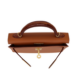 Hermès Kelly II Sellier Mini Touch Gold/Miel Madam Leather/Shiny Alligator Gold Hardware