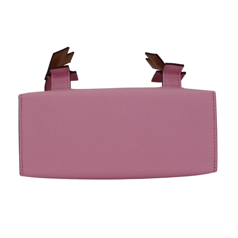 Hermès Kelly Doll Picto Mauve Sylvestre Epsom Leather Palladium Hardware
