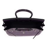 Hermès 30cm Birkin Amethyst Matte Alligator Palladium Hardware