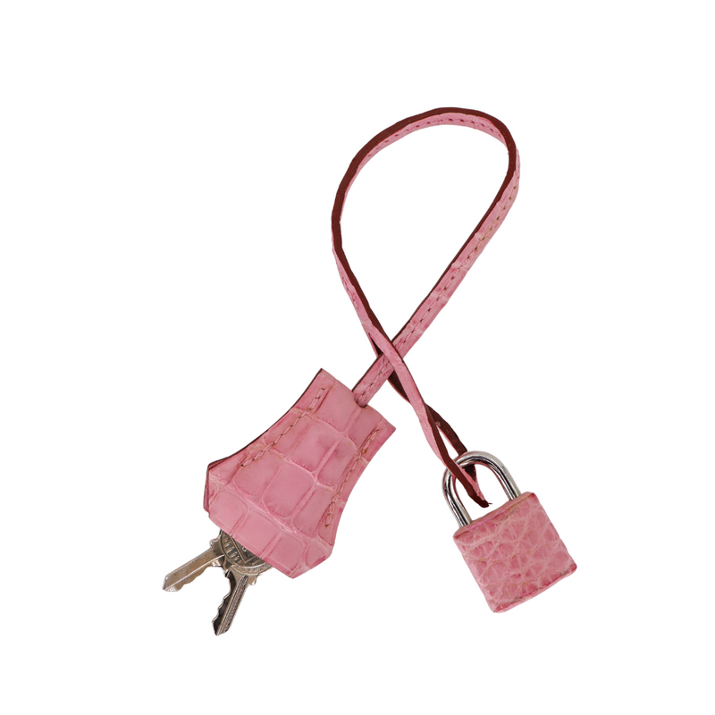 Hermès 35cm Birkin Bubblegum Matte Alligator Palladium Hardware