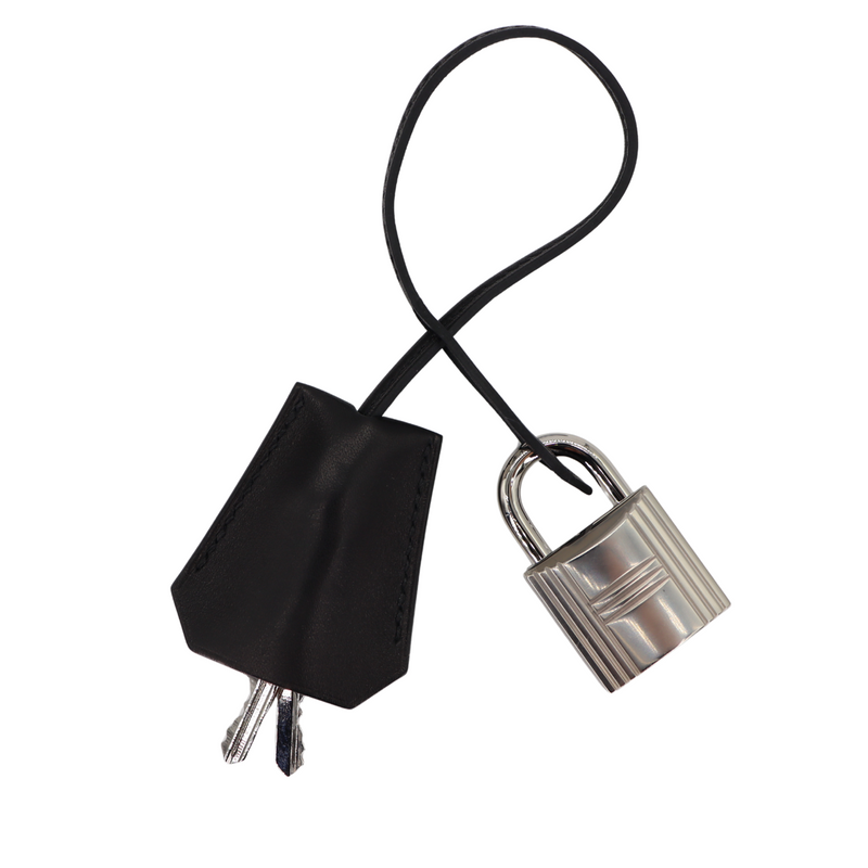 Hermès 40cm HAC Cargo Black (Noir) Toile/Evercalf Leather Palladium Hardware