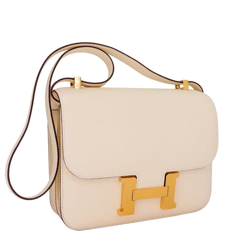 Herm�s 24cm Constance Nata Epsom Leather Gold Hardware