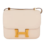 Herm�s 24cm Constance Nata Epsom Leather Gold Hardware